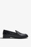 Etta black crocodile-leather loafer - side view