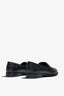 Etta black crocodile-leather loafer - back view