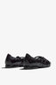 Kaory black leather ballet flat - back view