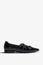 Kaory black leather ballet flat - side view