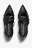Kaory black leather ballet flat - top view