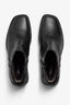 Lilla black leather ankle boot - top view