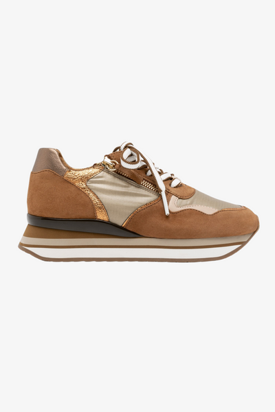 CATRIN-02 Cognac/Beige